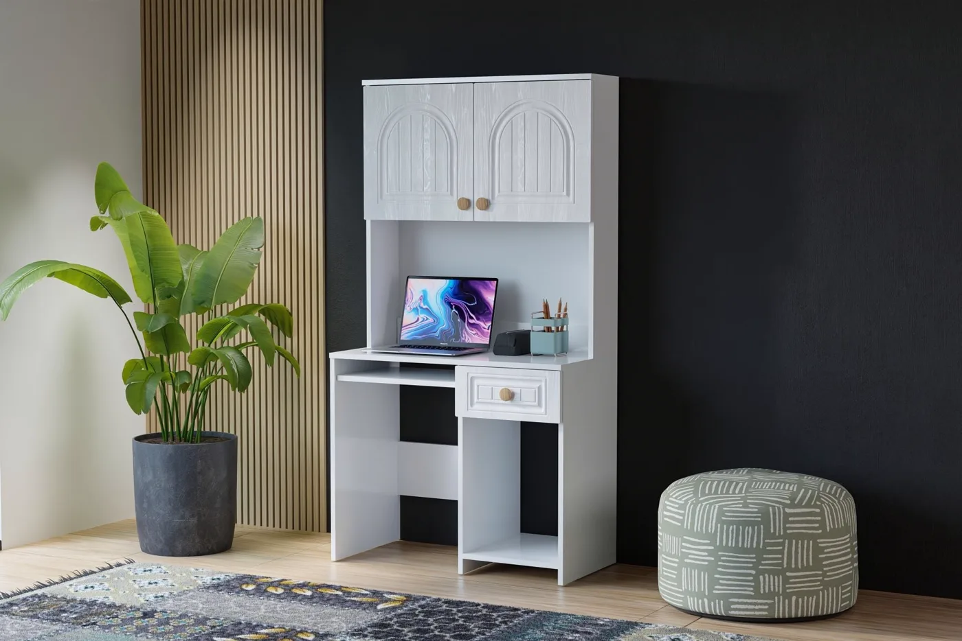 Vera Bohem Desk - White TN0342