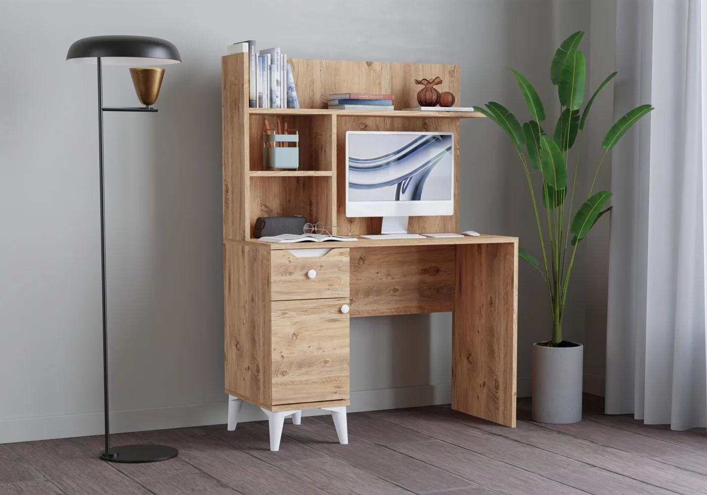 Carina Desk - Atlantic Pine TN0334