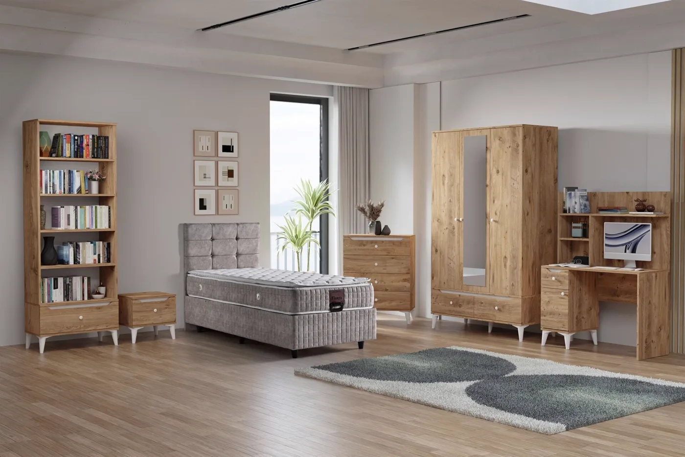 Carina Youth Room Set - Atlantic Pine TN0329