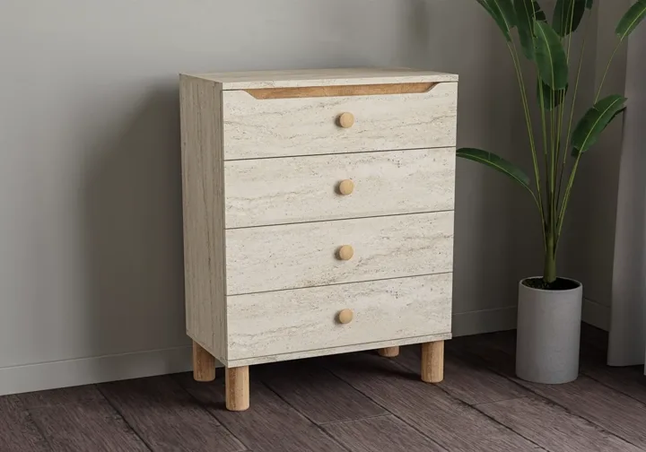Carina Chest of Drawers - Travertine TN0319