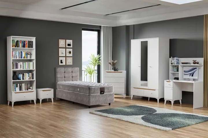 Carina Youth Room Set - White TN0321