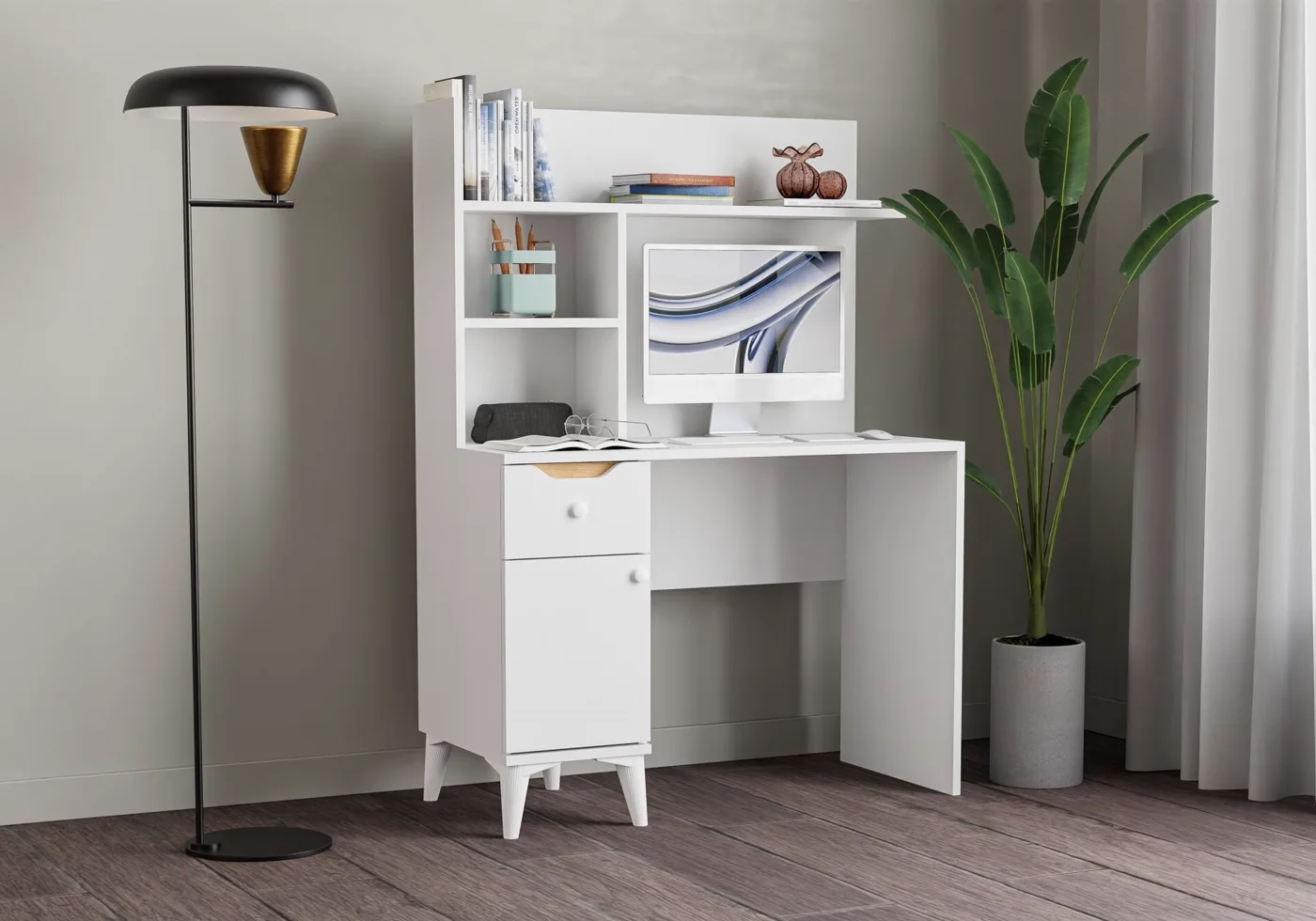 Carina Desk - White TN0326