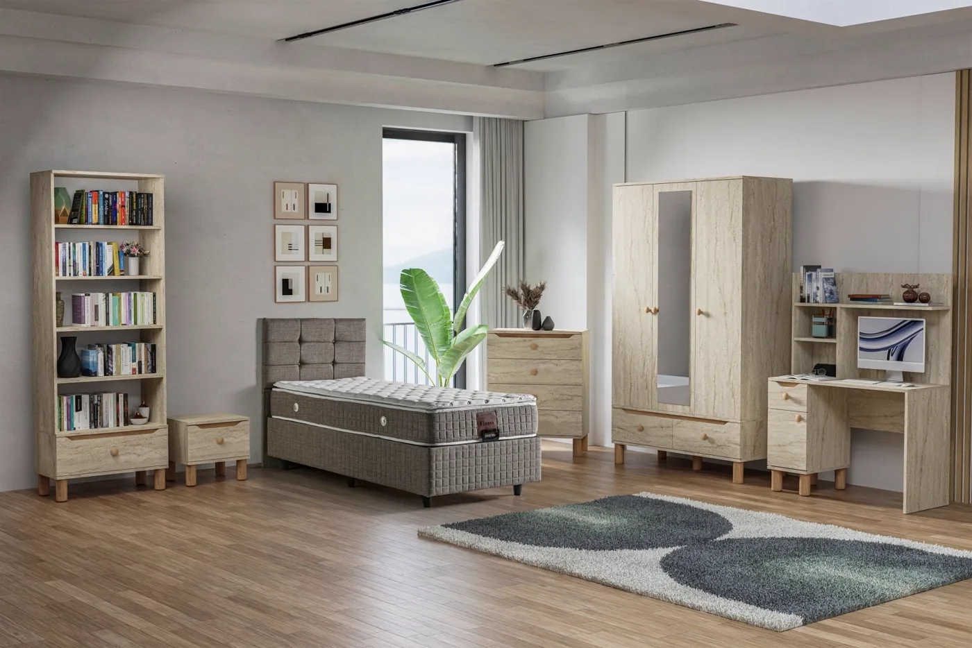 Set cameretta per ragazzi Carina - travertino TN0313