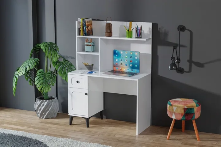 Carina Vintage Desk - White TN0294