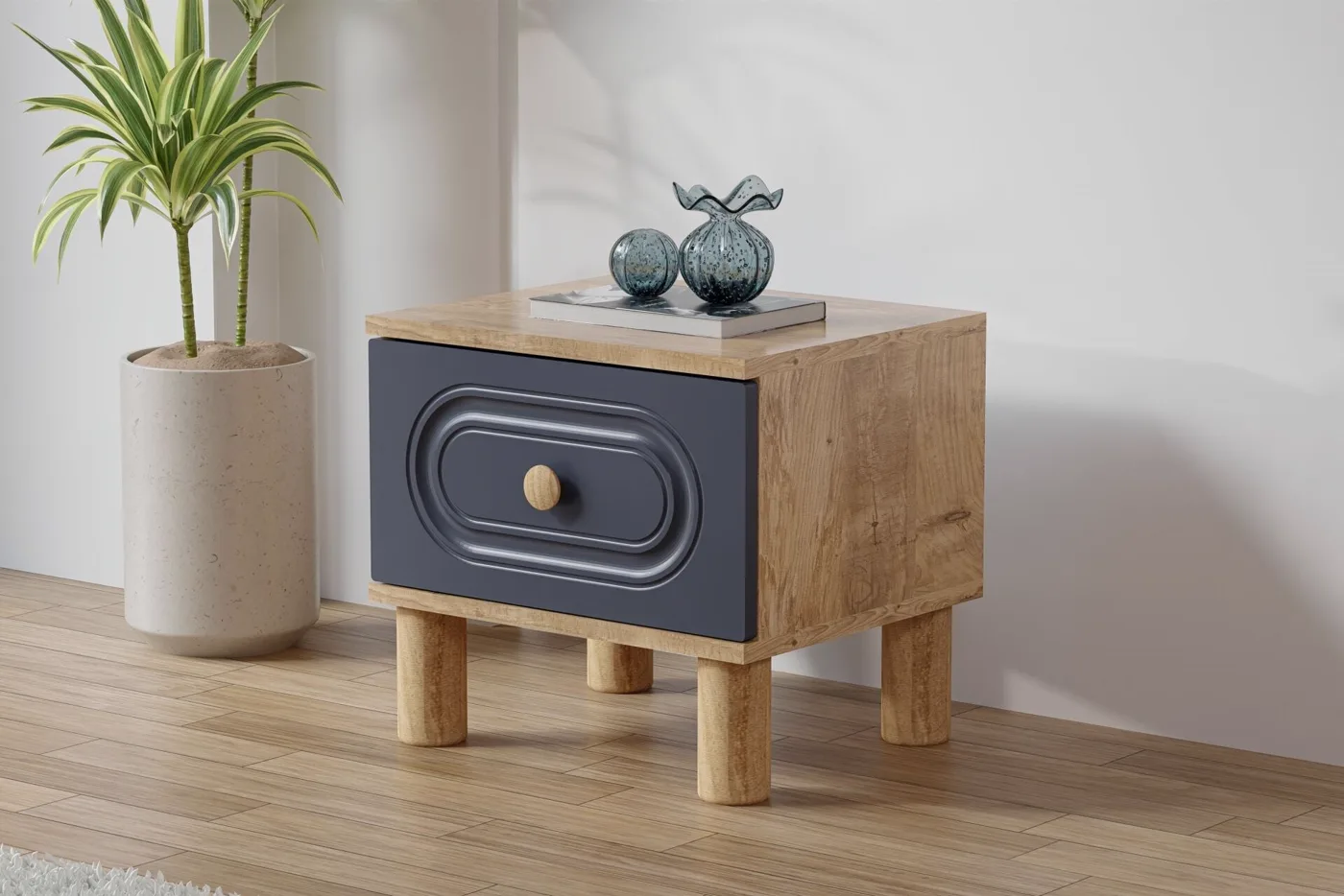 Carina Bohem Youth Room Set - Atlantic Pine / Anthracite TN0249