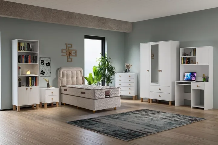Vera Youth Room Set - White TN0391