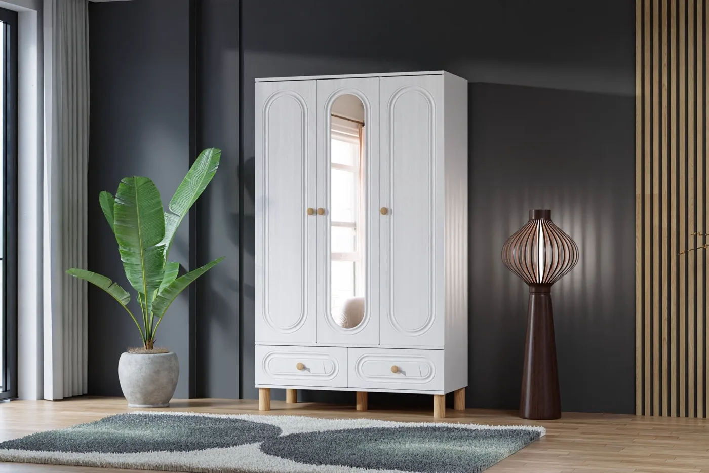 Carina Bohem Youth Room Set - White TN0241