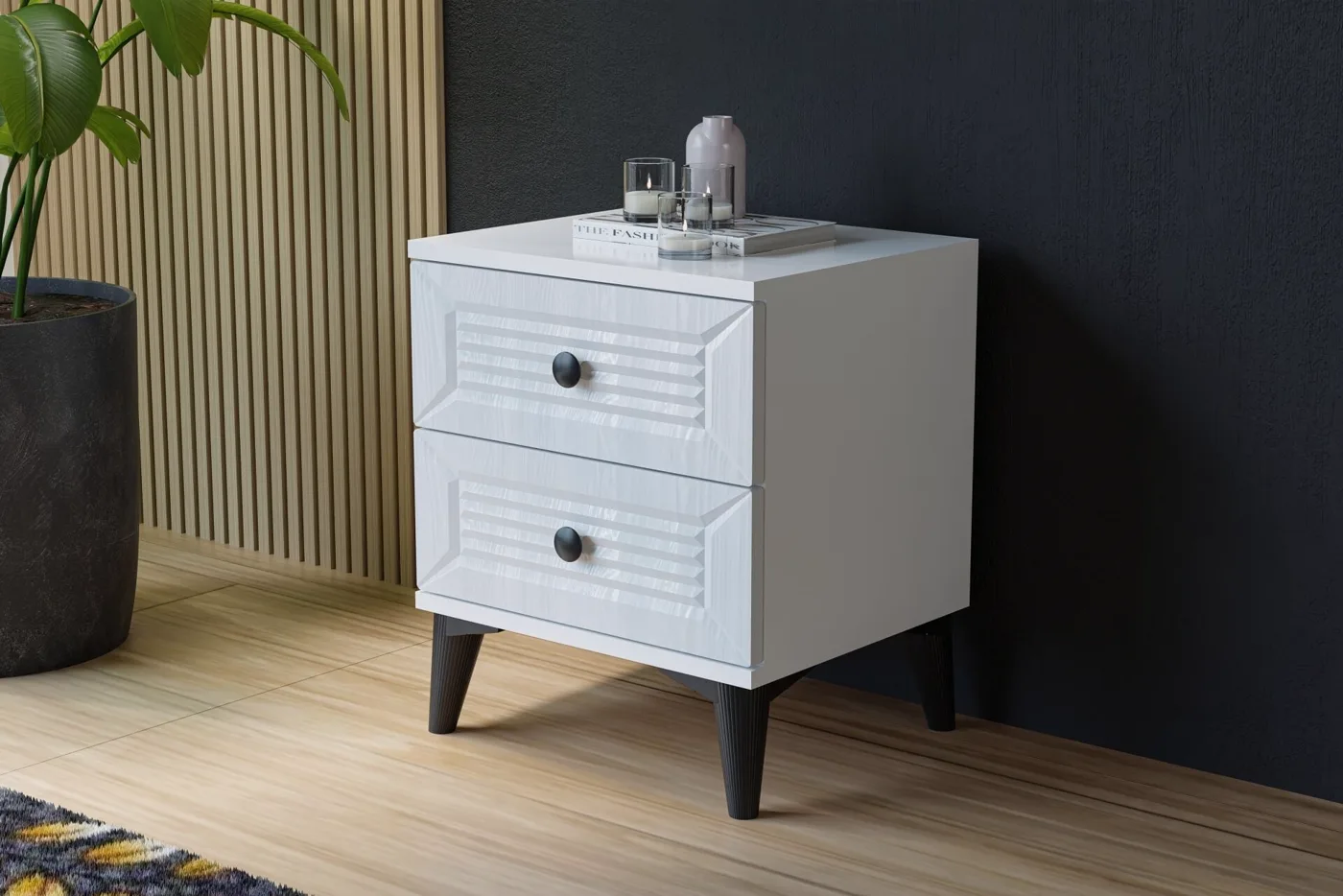 Vera Naz Youth Room Set - White TN0361