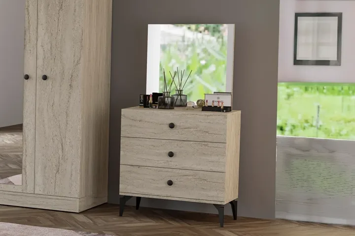 Melisa Chest of Drawers - Travertine TN0210