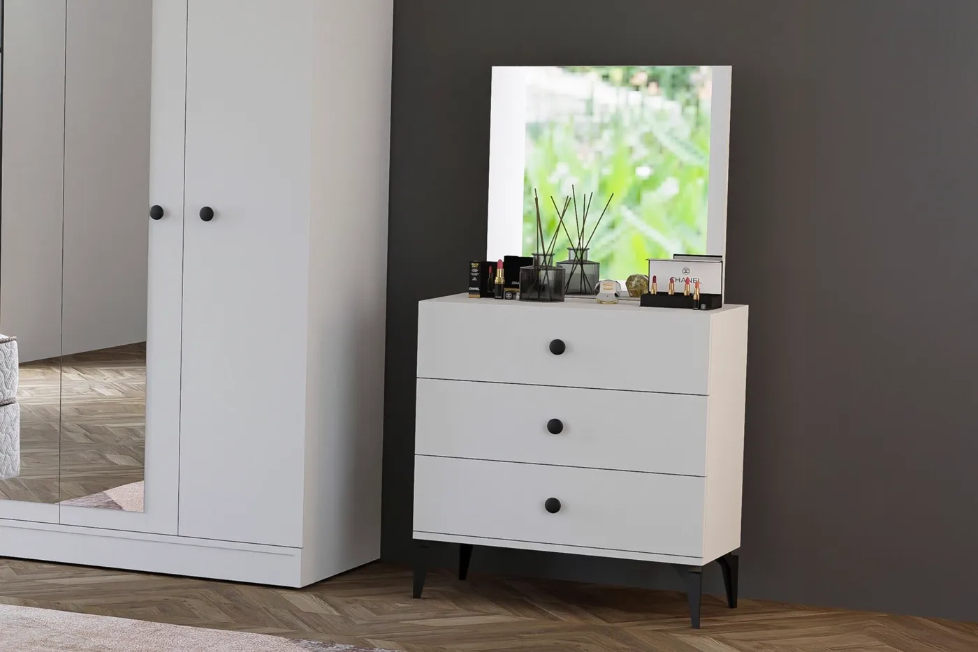 Melisa Chest of Drawers - White TN0200