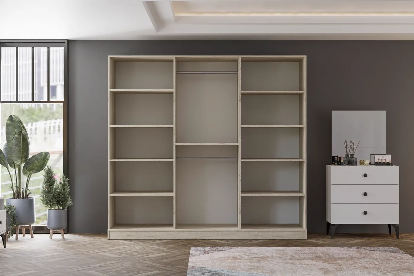Melisa Wardrobe - Travertine TN0207