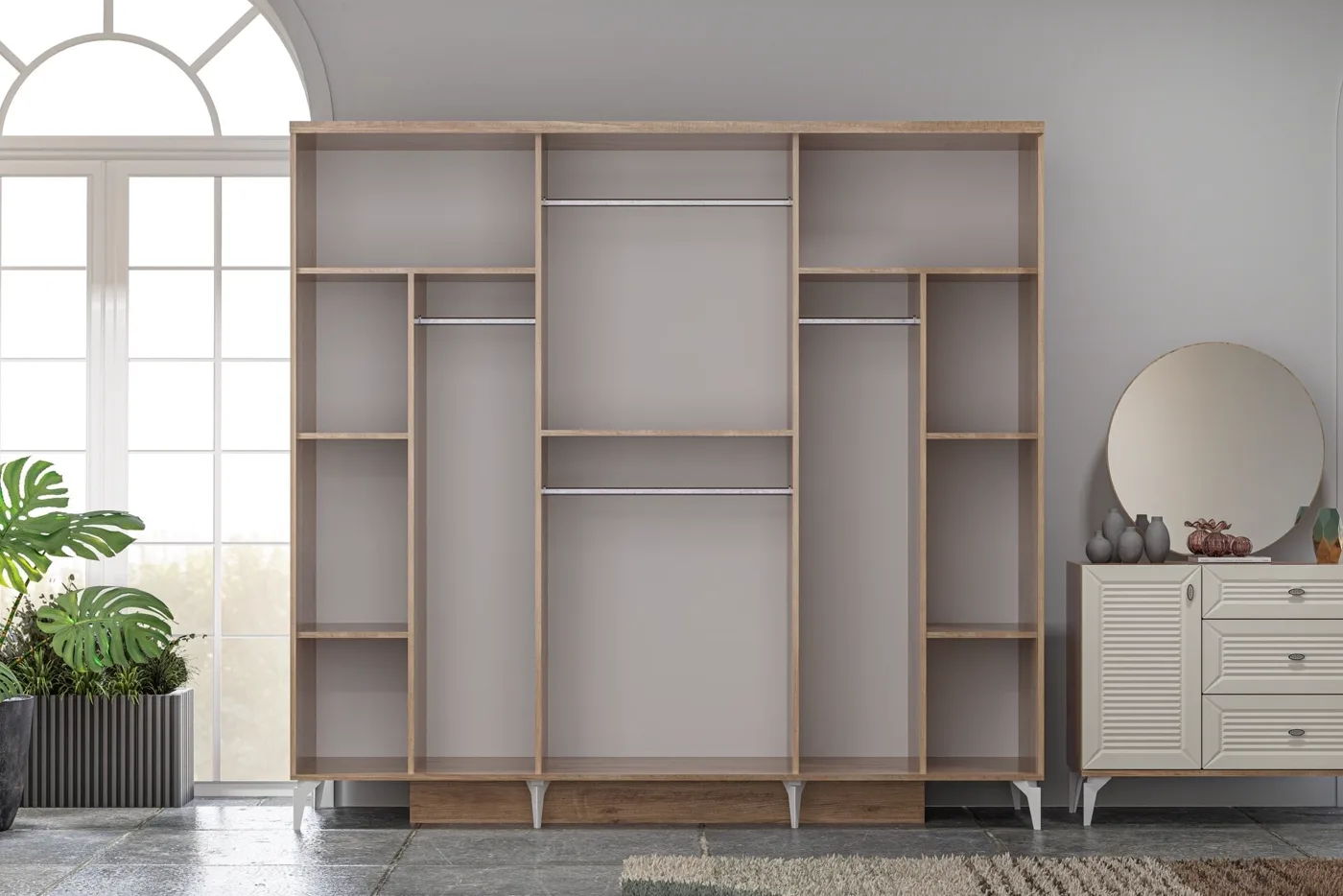 Naz Wardrobe - Atlantic Pine / Moonstone TN0187