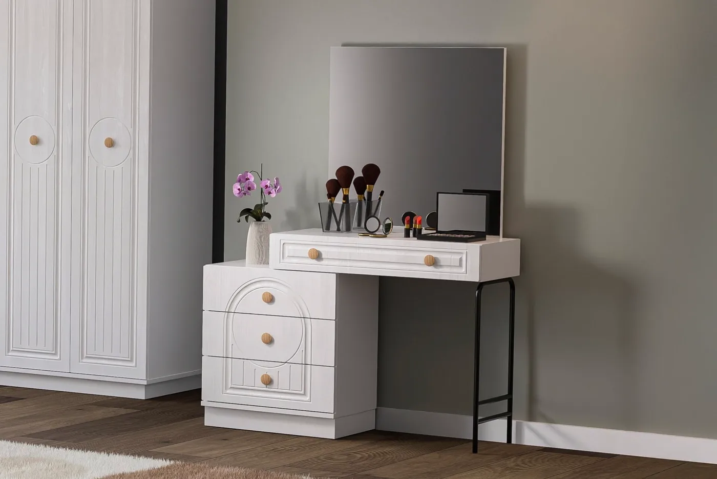 Bohem Chest of Drawers - White TN0162