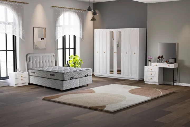 Bohem Bedroom Set 100% MDF - White TN0161