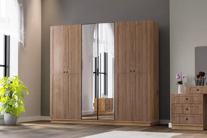 Vintage Wardrobe - Atlantic Pine / Walnut TN0107
