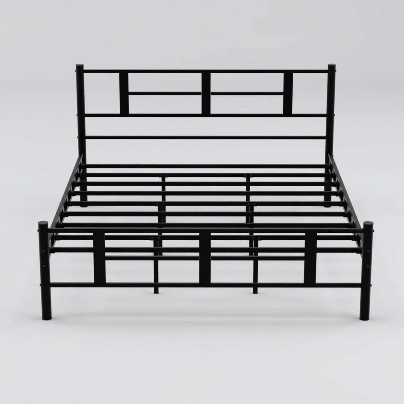 Karma Double Metal Bedstead 140x200 Black