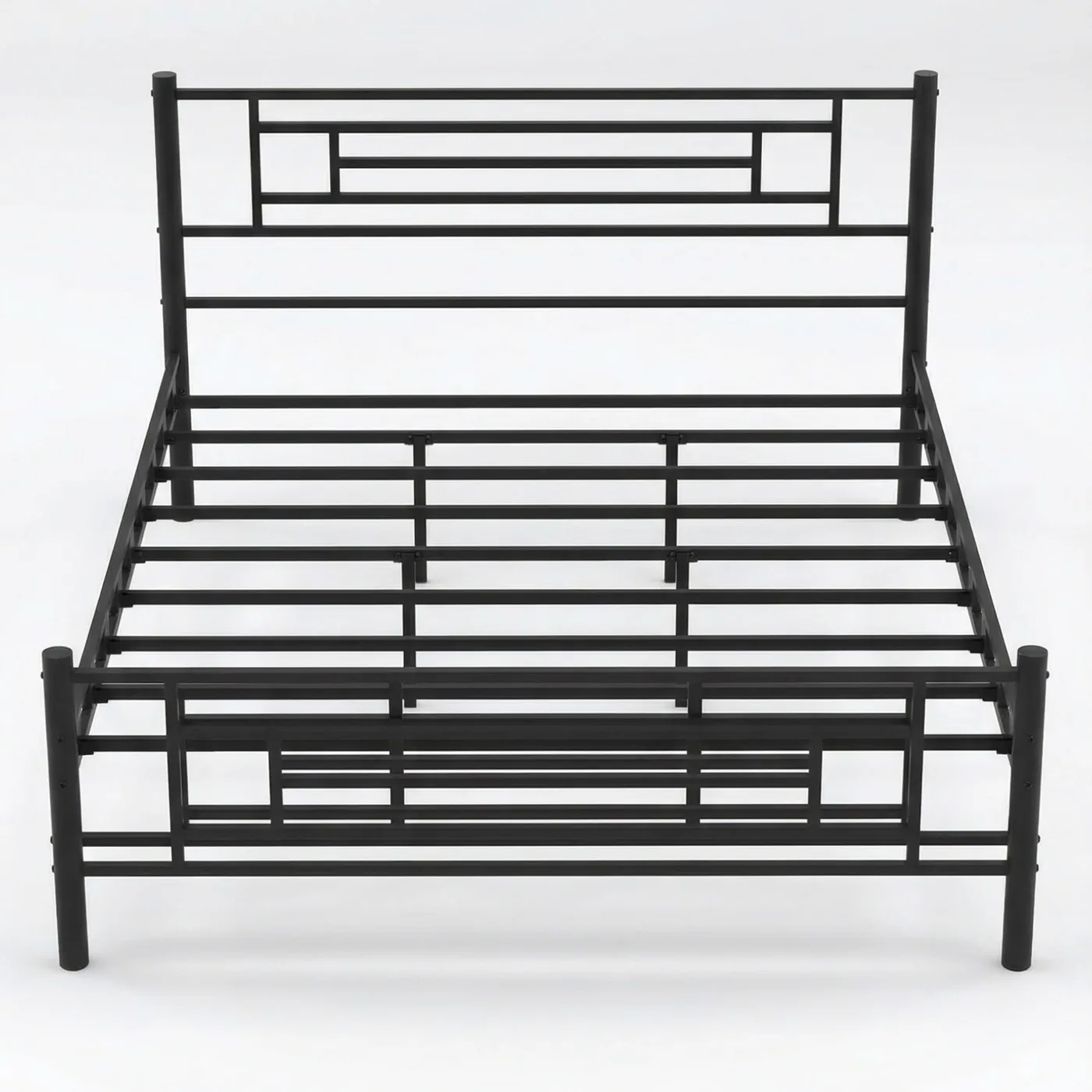 Agora Double Metal Bedstead 160x200 Black