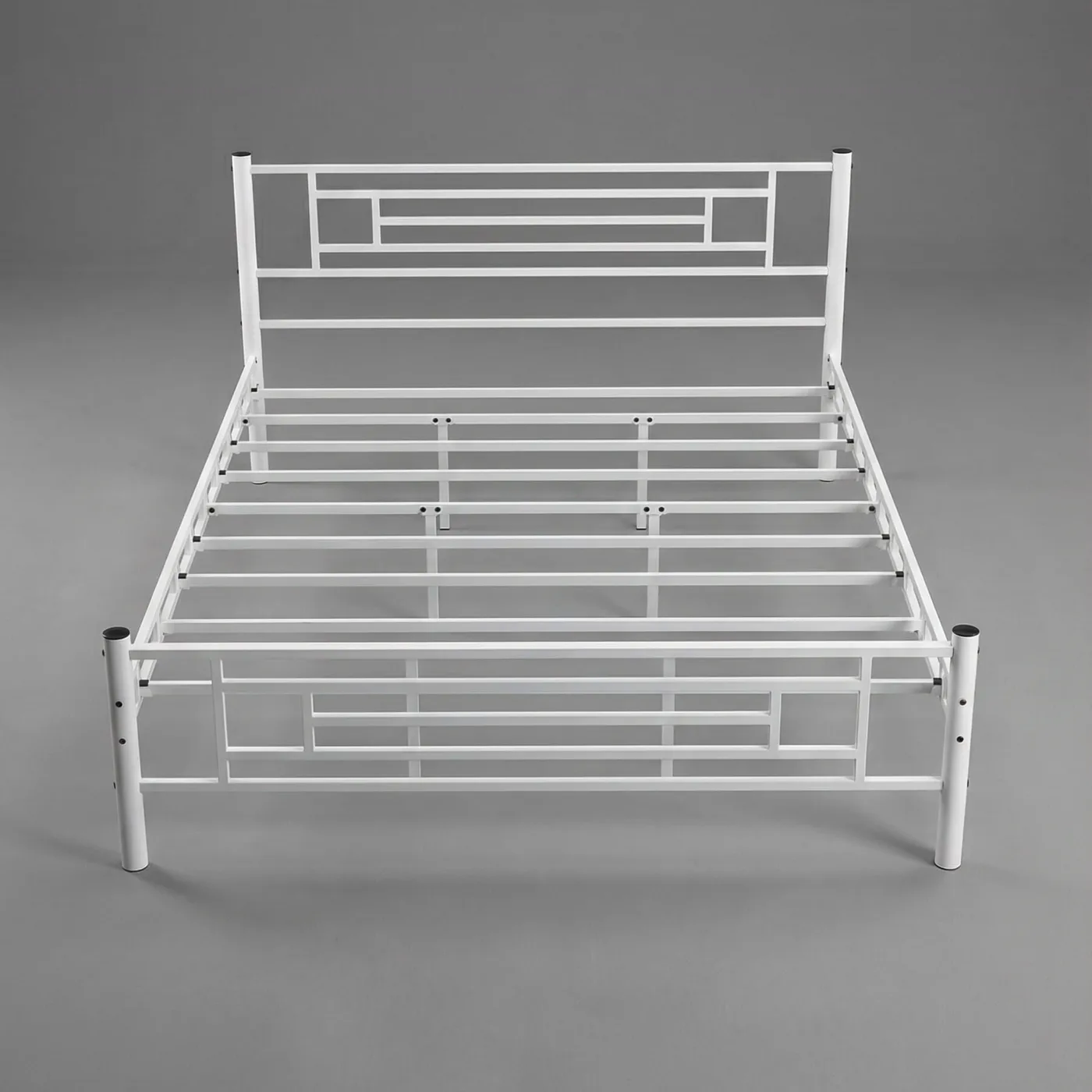 Agora Double Metal Bedstead 160x200 White