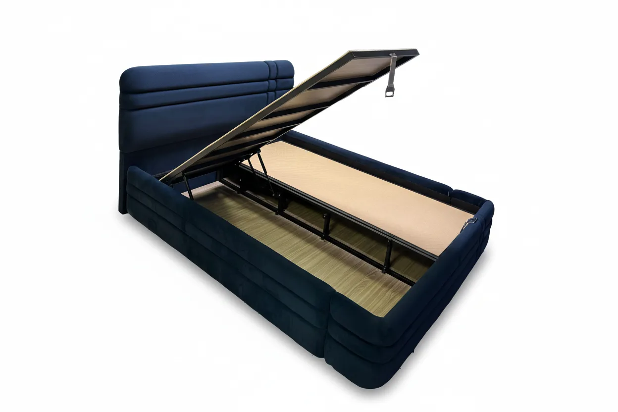 Set materasso matrimoniale Royal Navy 160 x 200, base letto, testiera PV1420