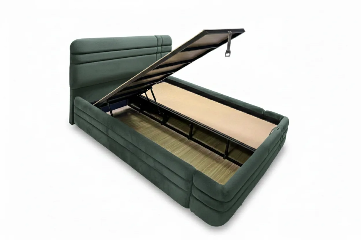 Royal Green 150 x 200 Double Mattress, Divan Base, and Headboard Set PV1421