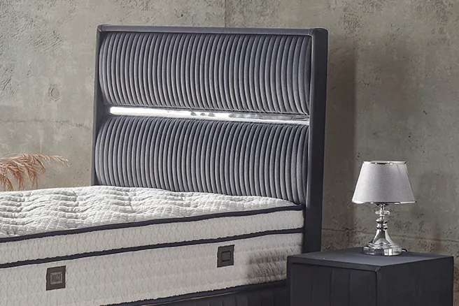 Silver 120cm Single Headboard