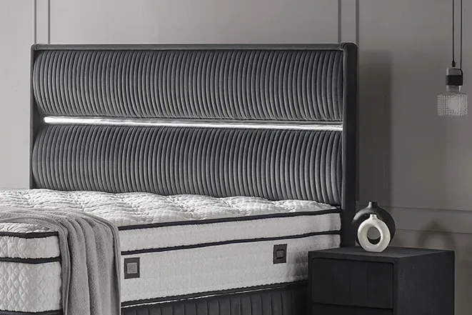 Silver 150cm Double Headboard