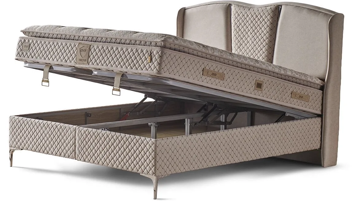 Trend 160x200 Double Mattress, Divan Base, Headboard Set