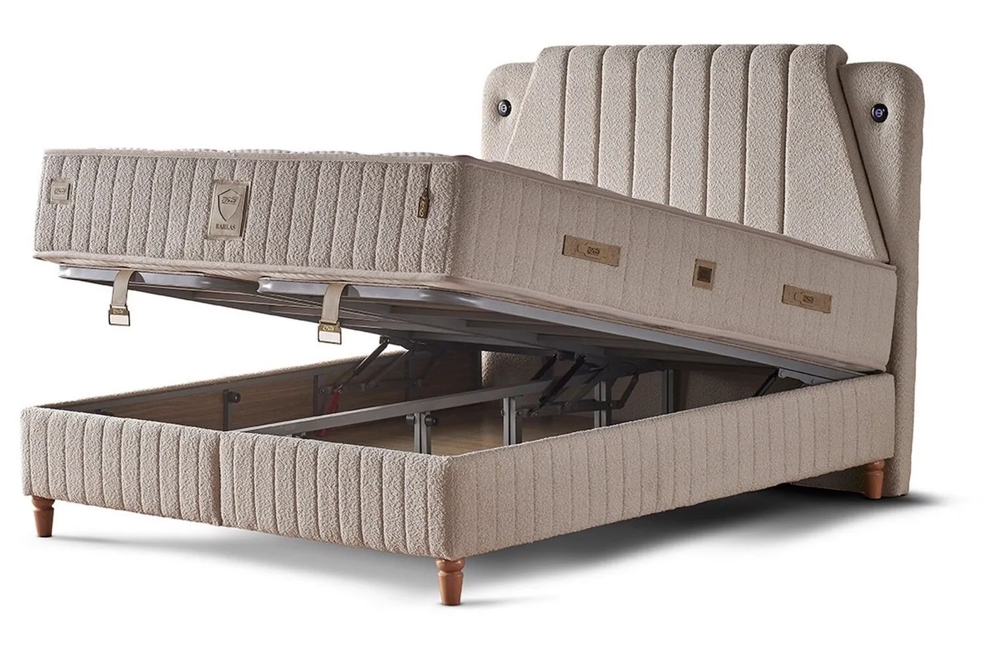 Base letto matrimoniale Barlas 160x200