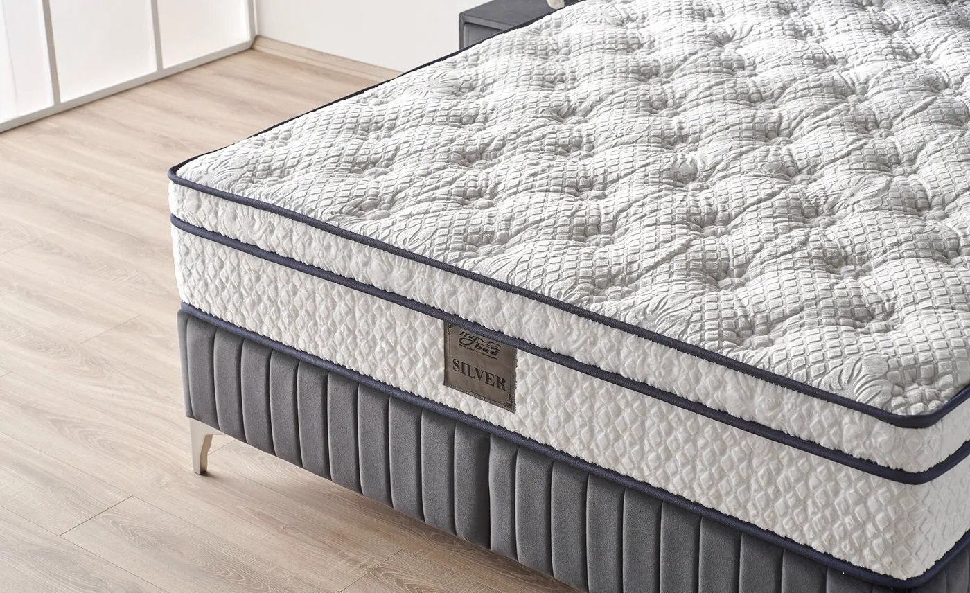 Silver 160x200 Double Mattress
