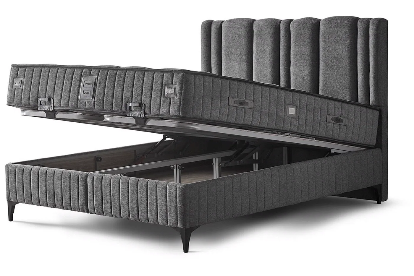 Optimum 150x200 Double Mattress, Divan Base, Headboard Set