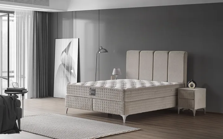 Hera 100x200 Single Mattress, Divan Base, Headboard Set