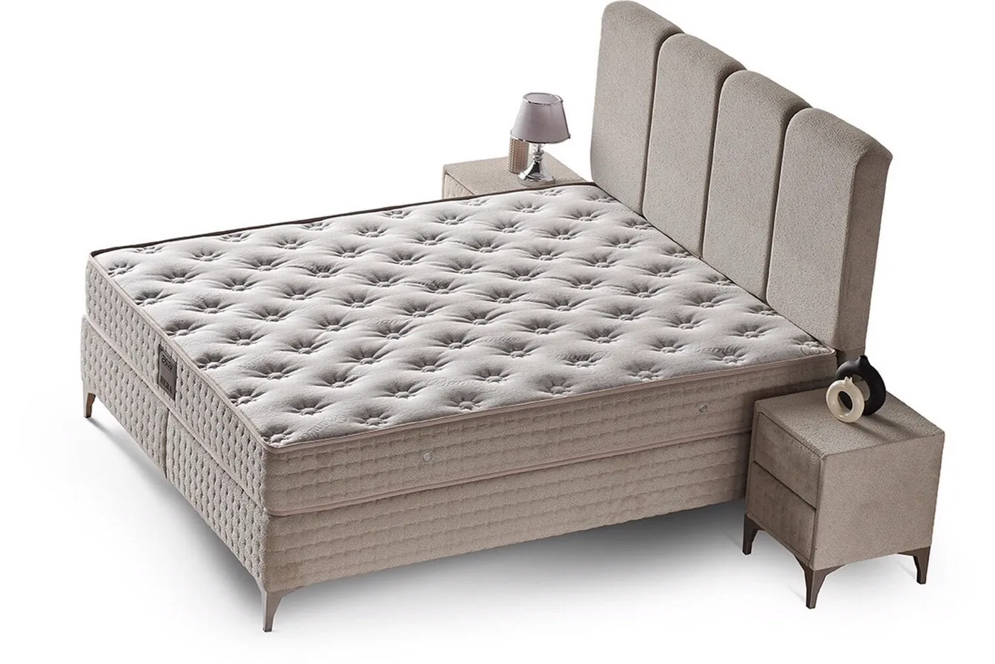 Hera 120x200 Single Mattress, Divan Base, Headboard Set