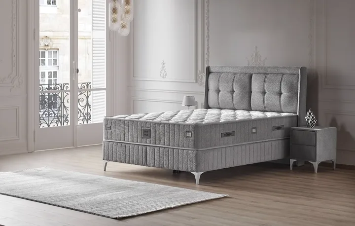 Felix 160x200 Double Mattress, Divan Base and Headboard Set
