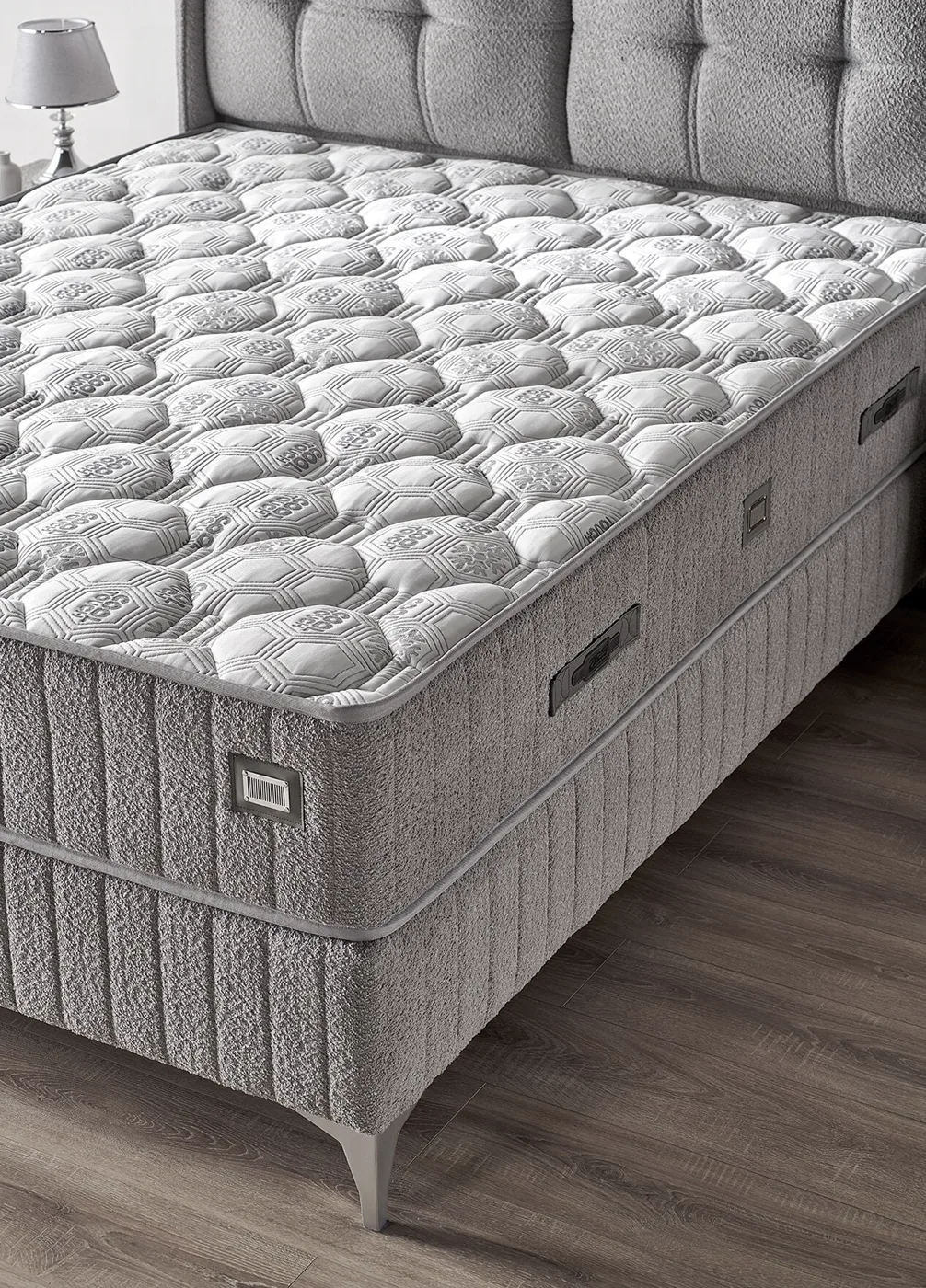 Felix 160x200 Double Mattress, Divan Base and Headboard Set