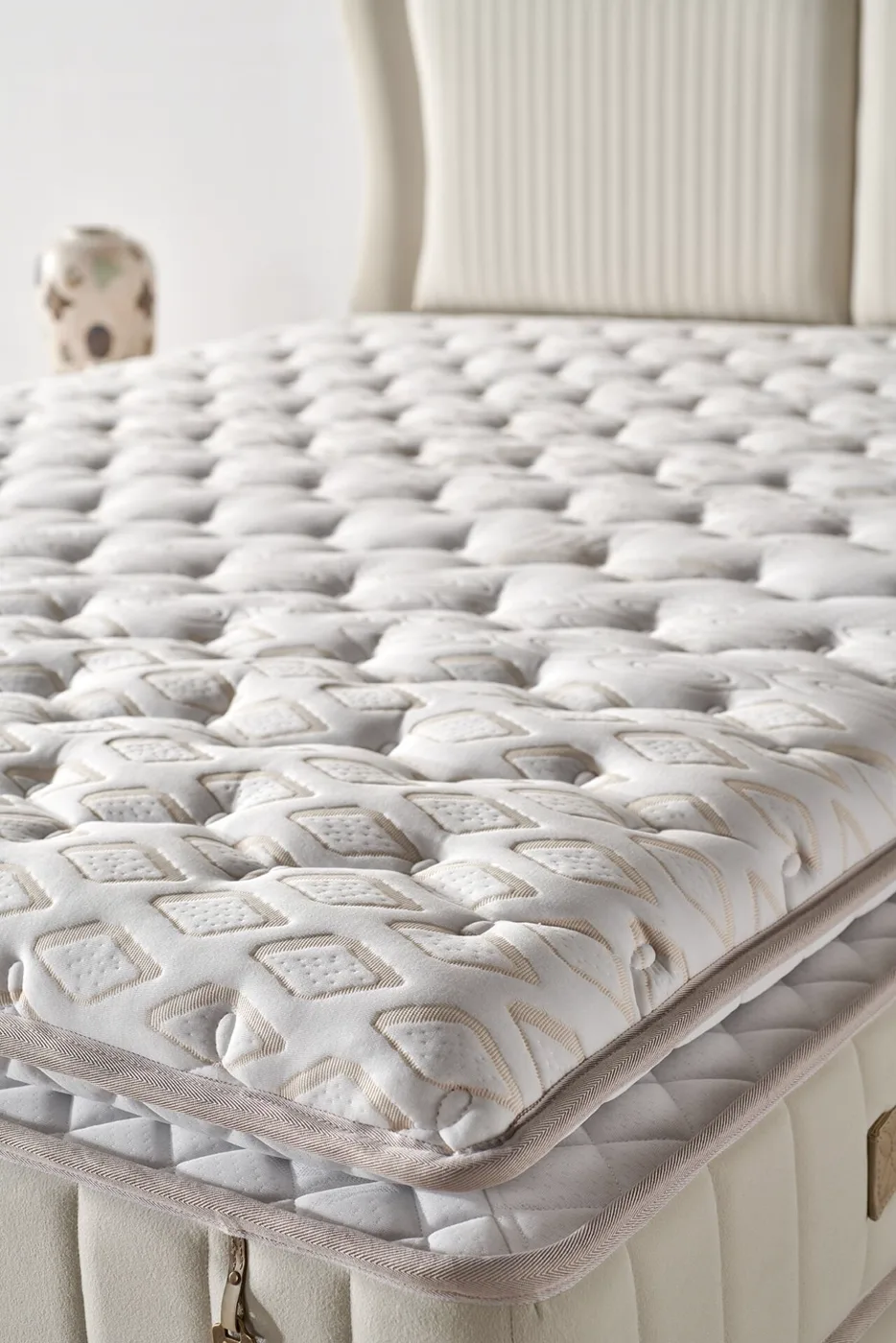 Elegance 90x190 Single Mattress, Divan Base and Headboard Set