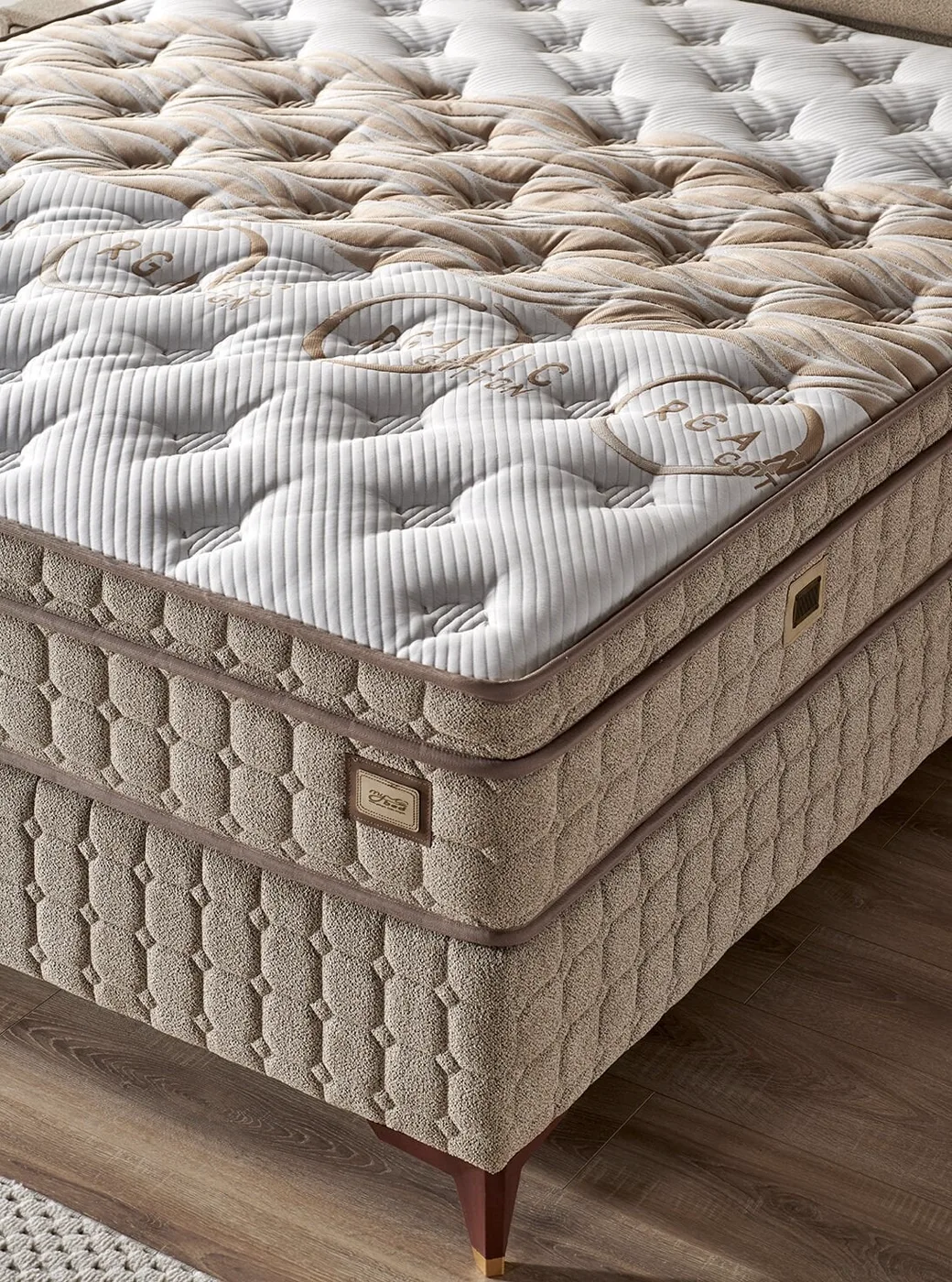 Diana 150x200 Double Mattress, Divan Base, Headboard Set