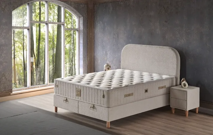 Bianca 150x200 Double Mattress, Divan Base, Headboard Set