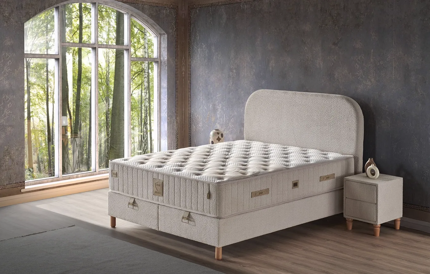Bianca 160x200 Double Mattress, Divan base, Headboard Set