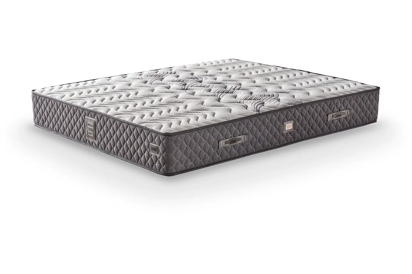Ensemble matelas 2 places 160x200, sommier et tête de lit Bella
