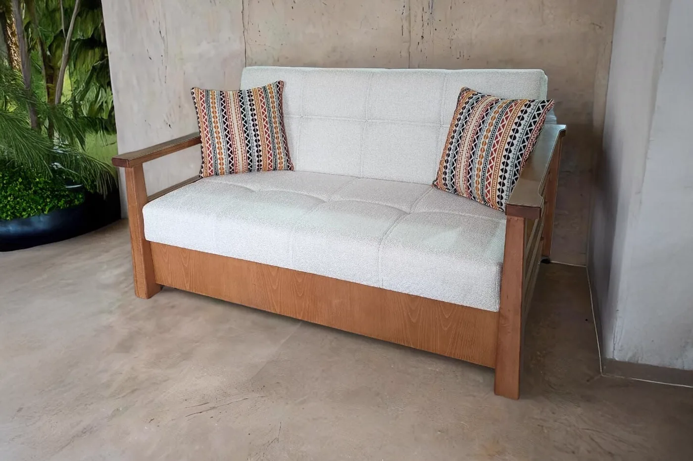 Cenova Scandinavian Suryat 2-Seater Sofa MDN135