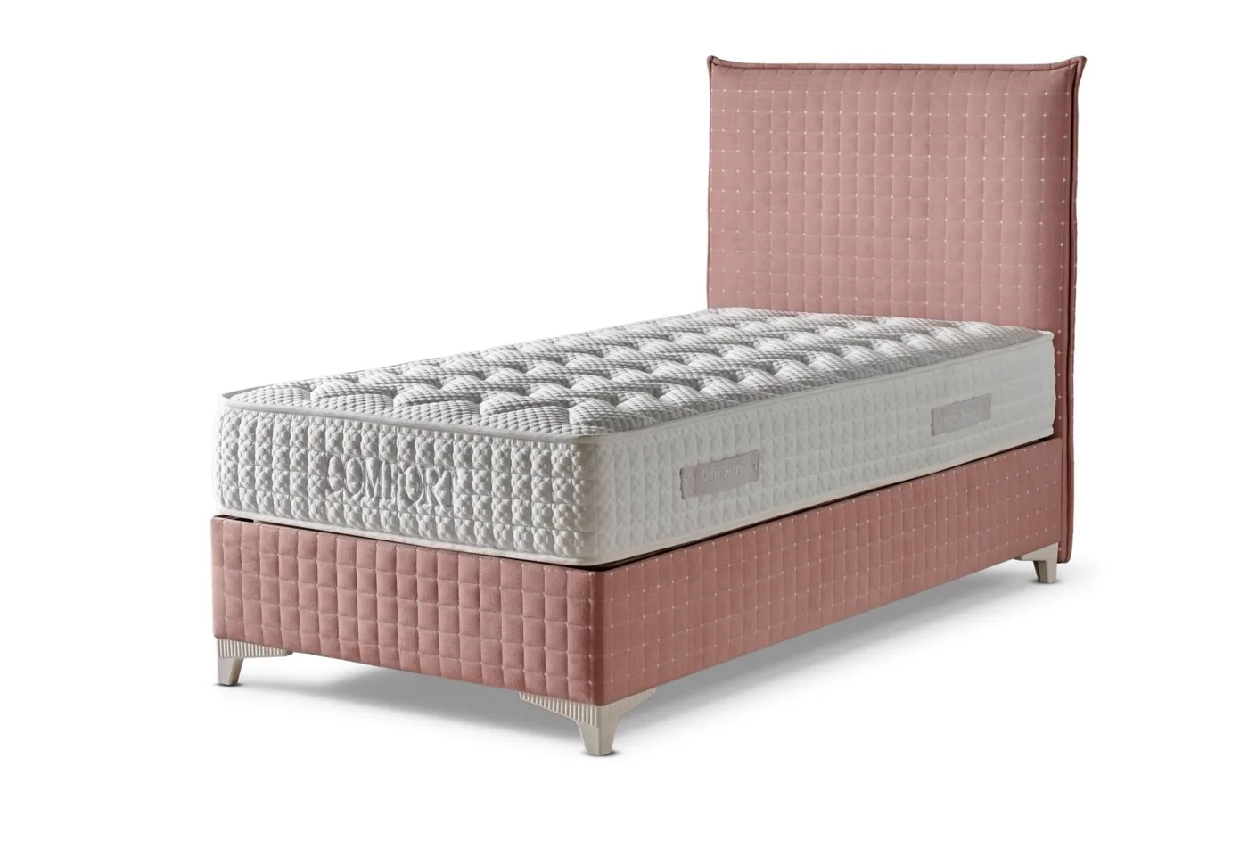 Comfort Pink 100 x 200 Single Divan base CB3115