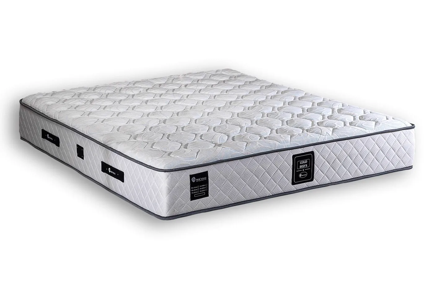 Fetta 140x190 Double Mattress, Bedstead & Headboard Set PV1414