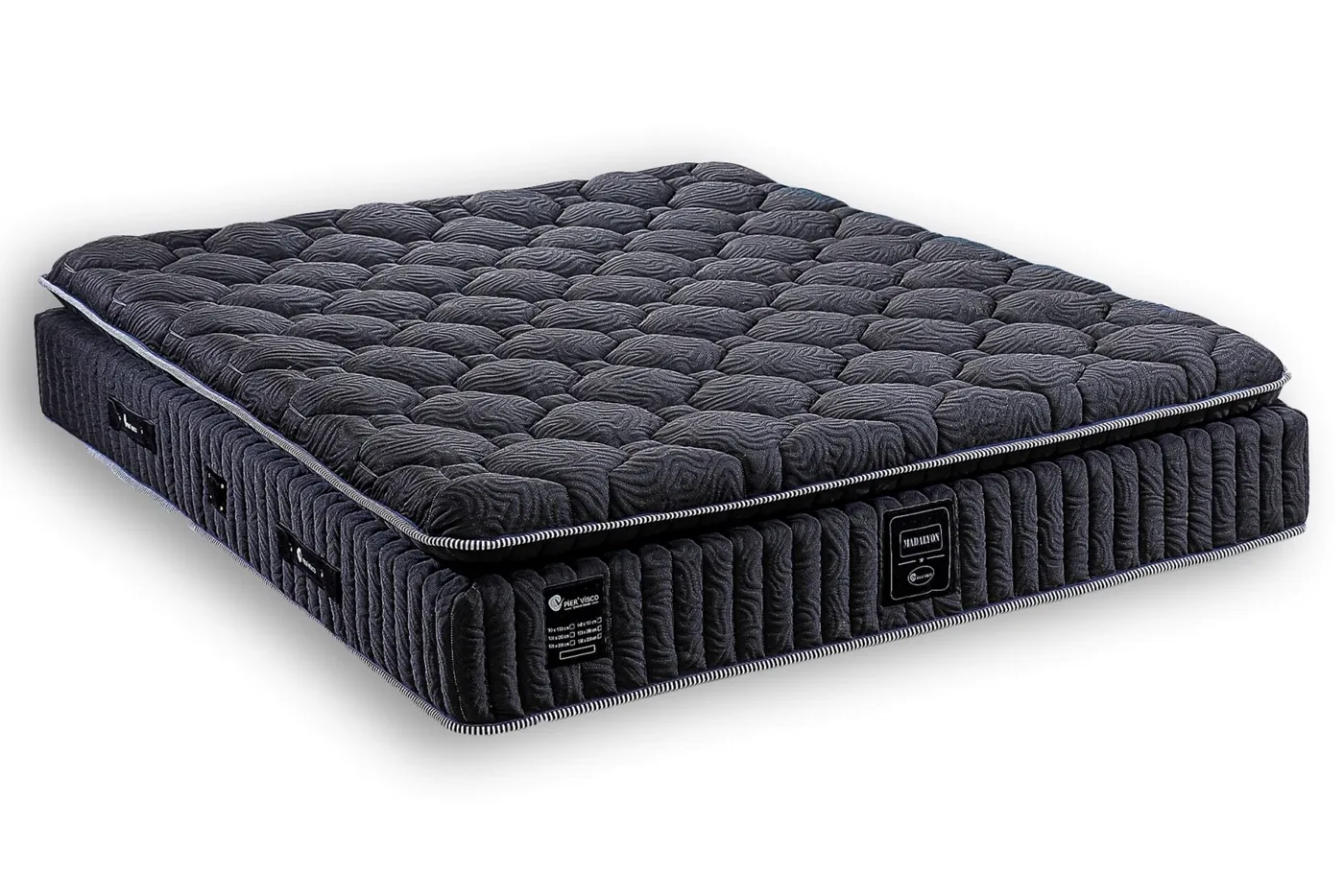 Madalyon 180x200 Double Mattress, Divan Base & Headboard Set PV1413