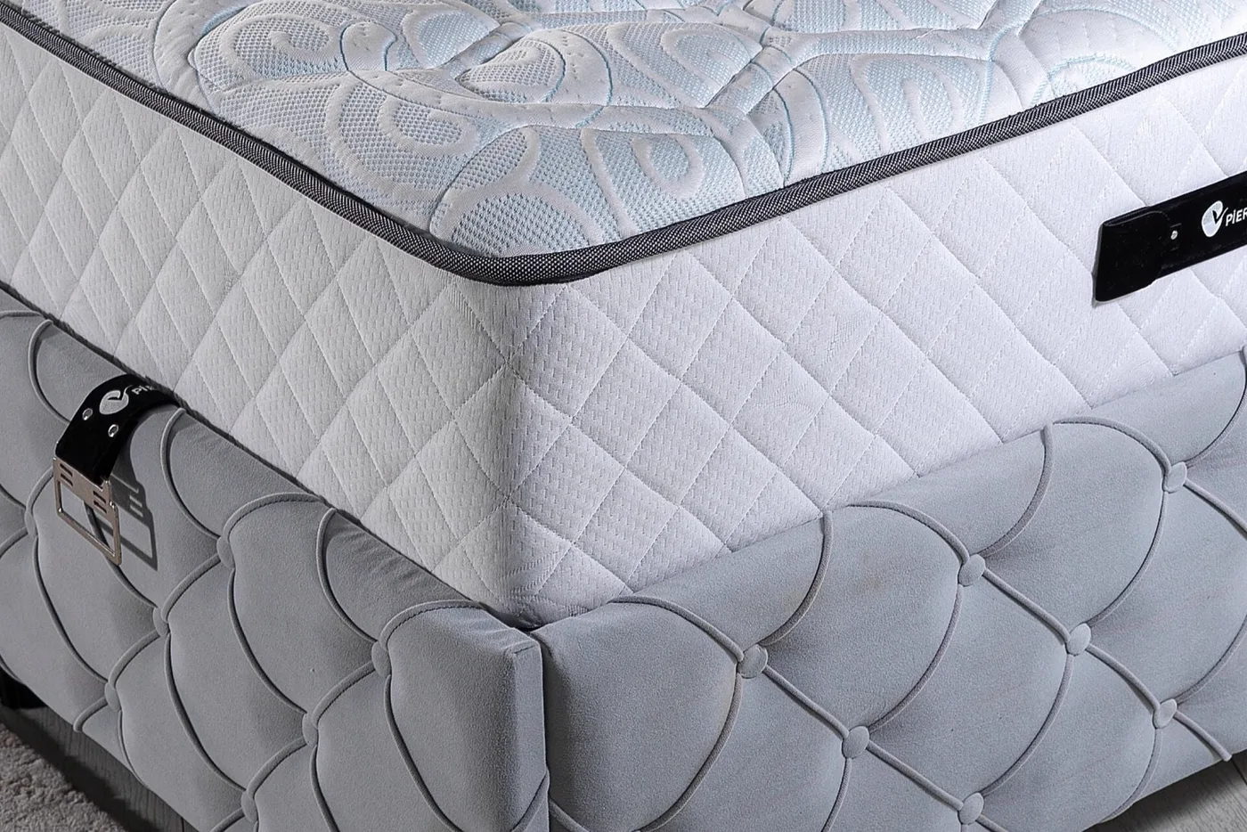Cold Bed 160x200 Double Mattress, Divan Base & Headboard Set PV1412