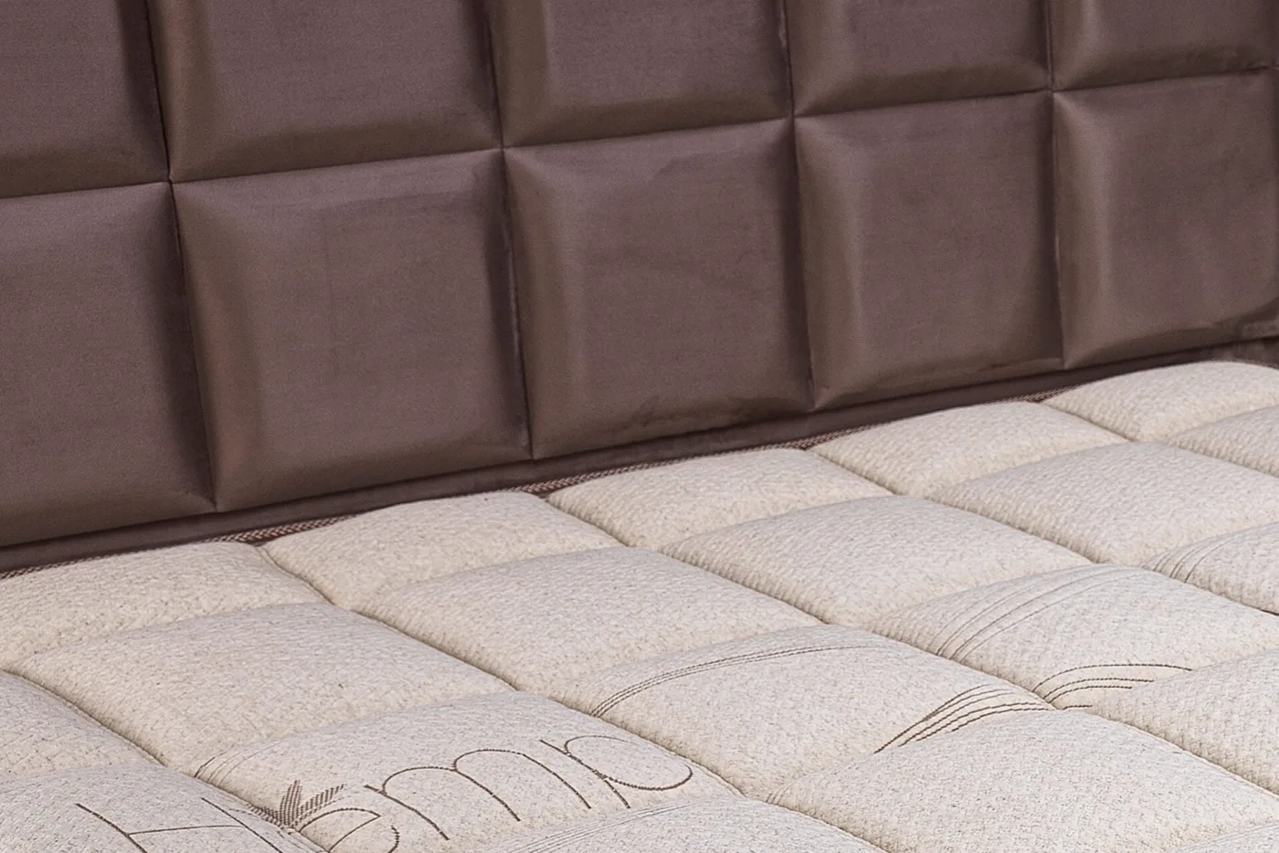 Calmante 200x200 Double Mattress, Divan Base & Headboard Set PV1410