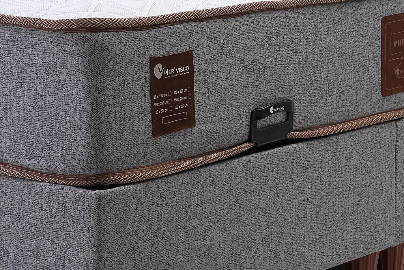Pier 150x200 Double Mattress, Divan Base & Headboard Set PV1406