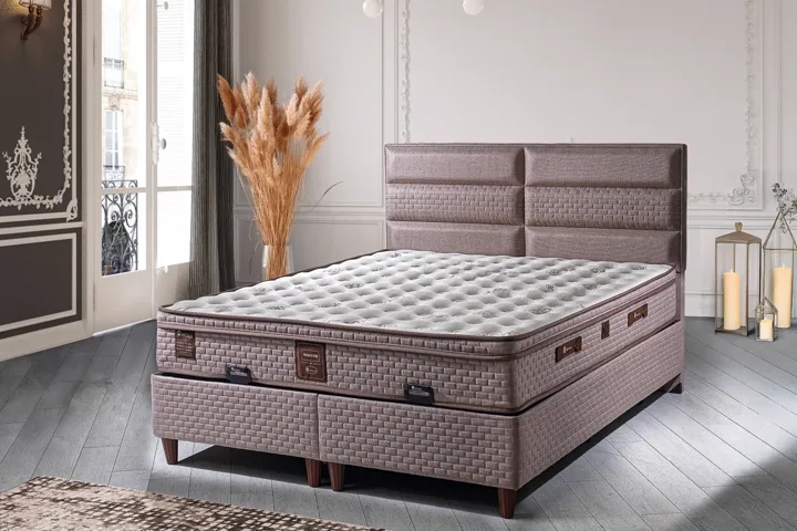 Master 90x190 Single Mattress, Divan Base & Headboard Set PV1404
