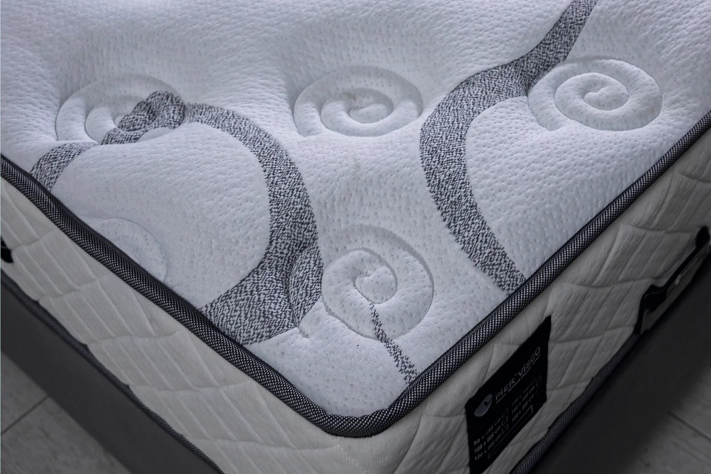 Dia 200x200 Double Mattress, Divan Base & Headboard Set PV1403