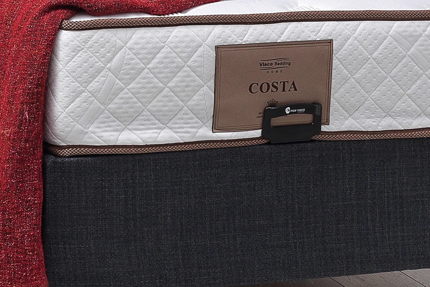 Costa 150x200 Double Mattress, Divan Base & Headboard Set PV1401