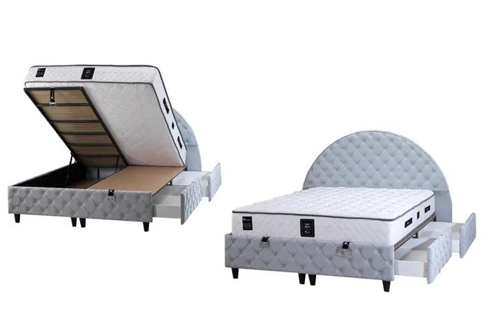 Cold Bed 100x200 Single Divan Base & Headboard Set PV1312